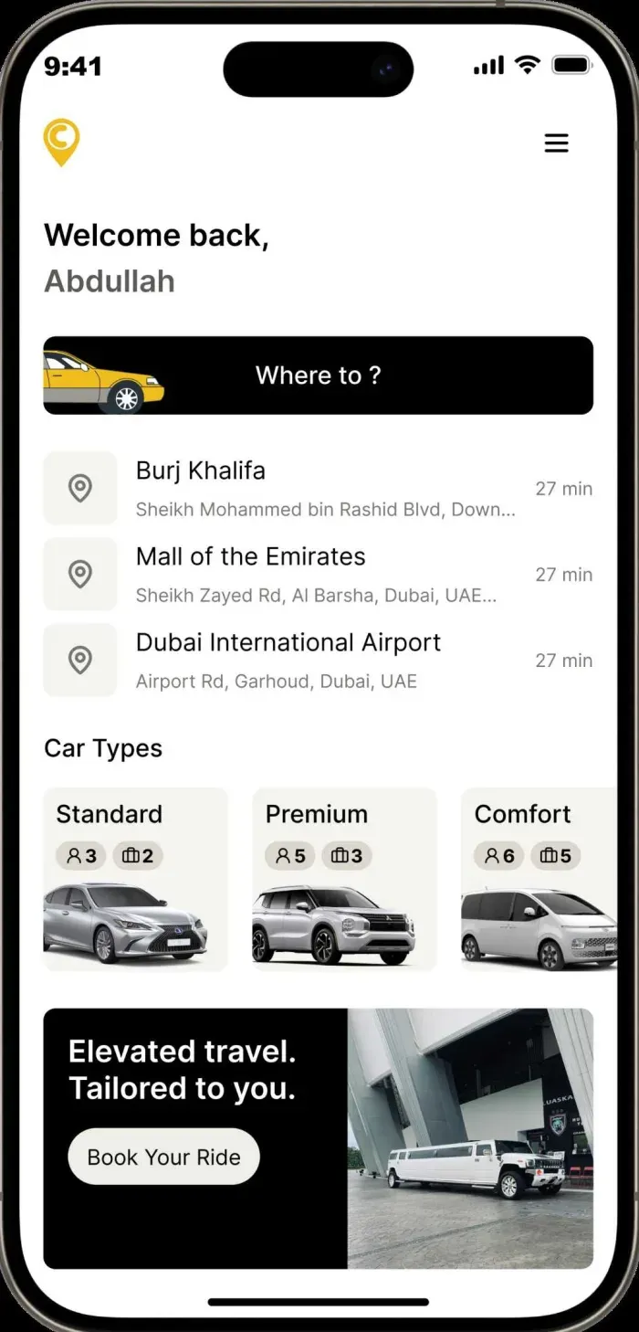 Citylink Customer mobile app