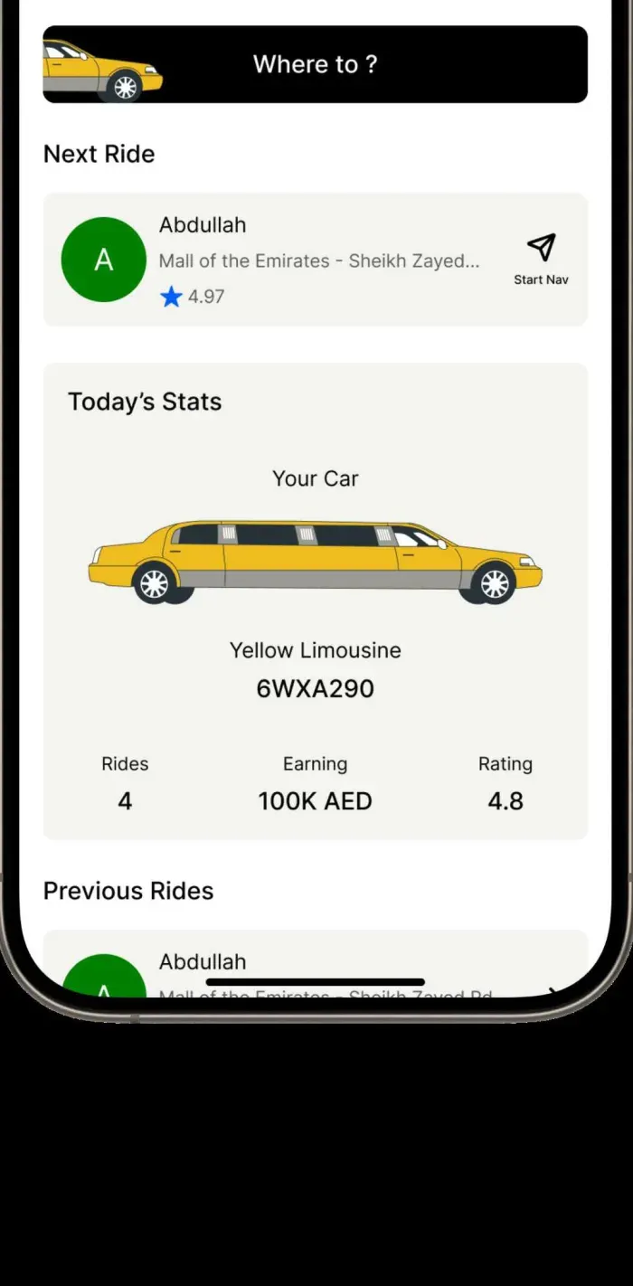 Citylink Driver mobile app