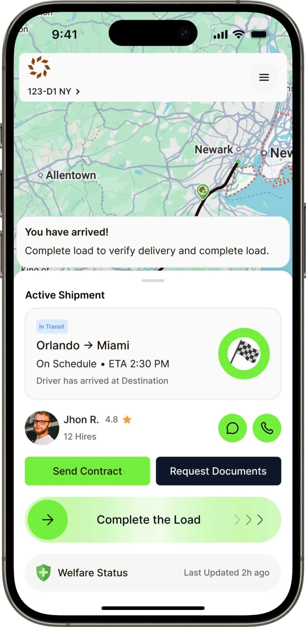 Livestock Go Driver mobile app