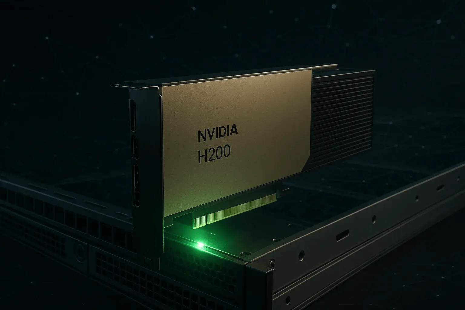 NVIDIA H200 data-center GPU — the kind of hardware your private AI runs on