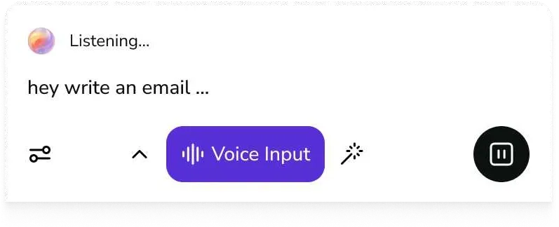 Airos AI AI voice command center screen